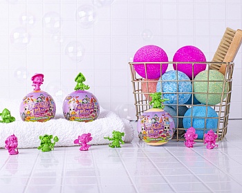  Бурлящие шарики "Fantastic Mice" с игрушкой внутри 130 г - Великолепные мышата
